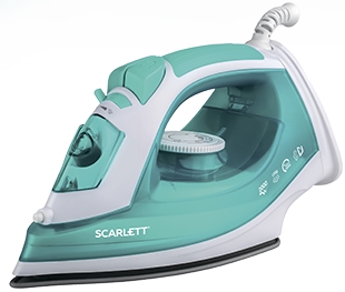 Утюг SCARLETT SC-SI30P09 (белый/бюрюзовый) Утюг SCARLETT SC-SI30P09 (белый/бюрюзовый)
