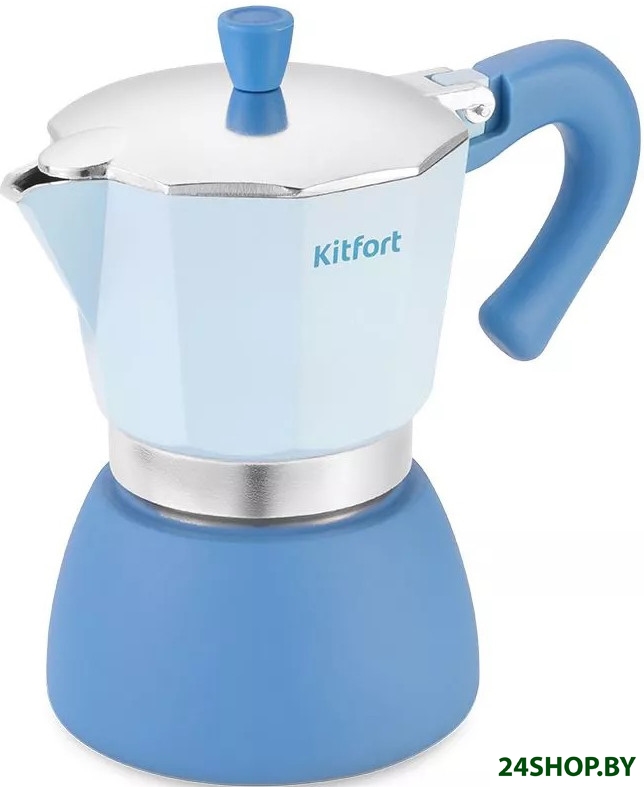 Гейзерная кофеварка Kitfort KT-7151 Гейзерная кофеварка Kitfort KT-7151