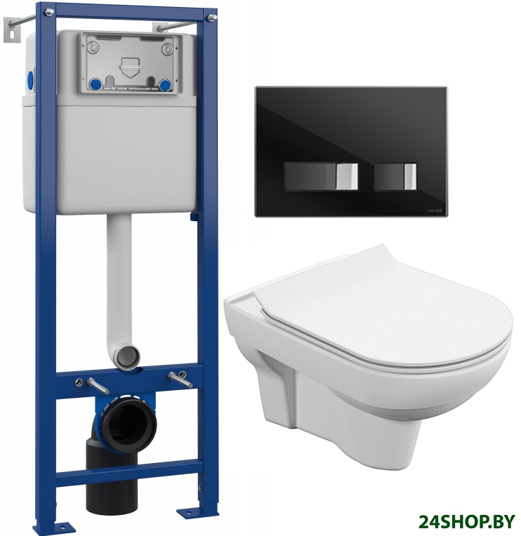 Унитаз Cersanit City New Clean On + S-IN-MZ-VECTOR + P-BU-MOV/Blg/Gl Унитаз Cersanit City New Clean On + S-IN-MZ-VECTOR + P-BU-MOV/Blg/Gl