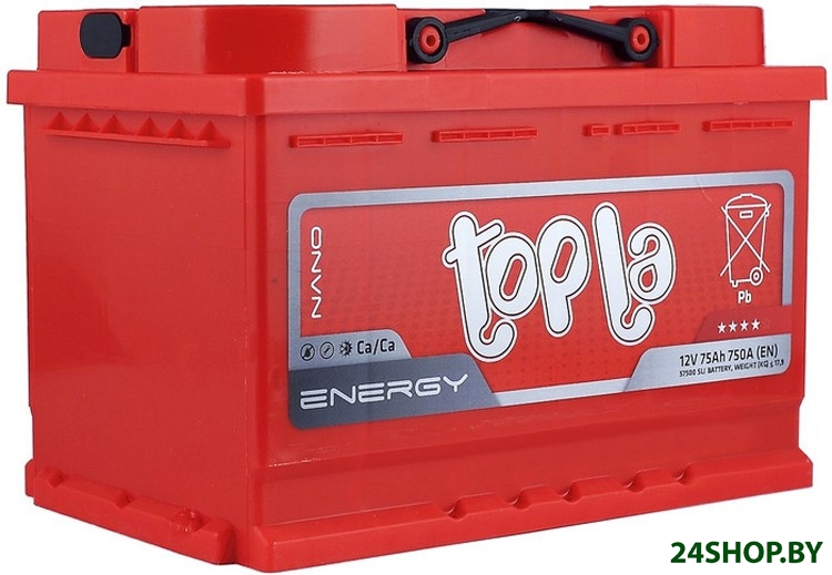 Автомобильный аккумулятор Topla Energy (75 А/ч) (108075) Автомобильный аккумулятор Topla Energy (75 А/ч) (108075)
