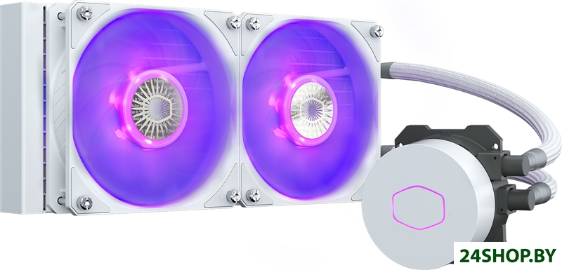 Кулер для процессора Cooler Master Masterliquid ML240L V2 RGB White Edition MLW-D24M-A18PC-RW Кулер для процессора Cooler Master Masterliquid ML240L V2 RGB White Edition MLW-D24M-A18PC-RW