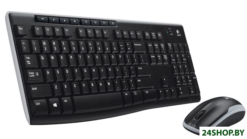 Клавиатура и мышь Logitech Wireless Combo MK270 Black (920-004518) Клавиатура и мышь Logitech Wireless Combo MK270 Black (920-004518)