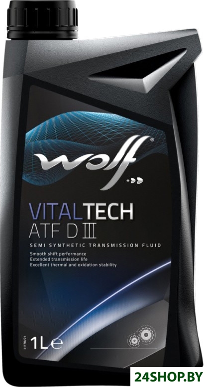 Трансмиссионное масло Wolf VitalTech ATF DIII 1л Трансмиссионное масло Wolf VitalTech ATF DIII 1л