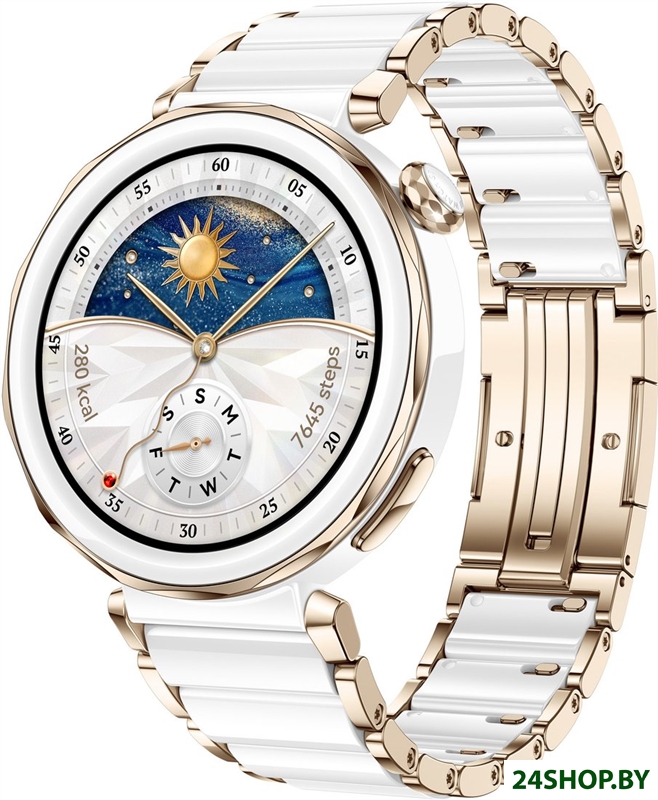 Умные часы Huawei Watch GT 5 Pro 42 мм (керамический белый) Умные часы Huawei Watch GT 5 Pro 42 мм (керамический белый)