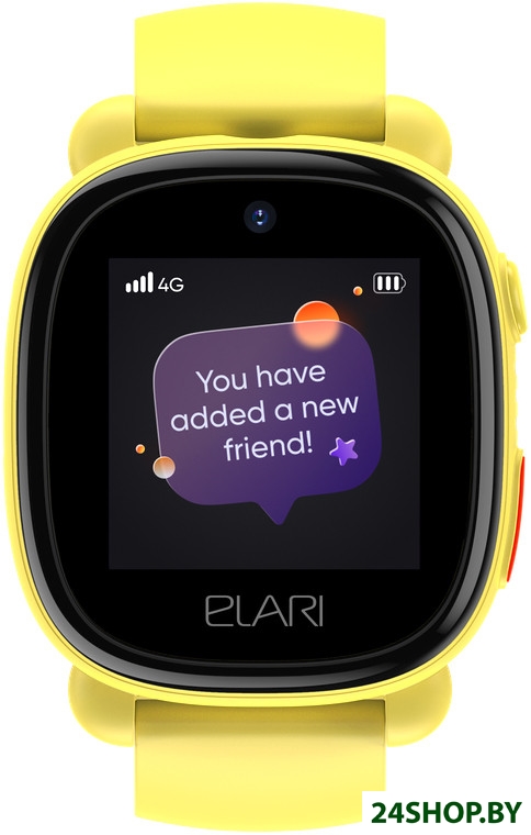 Детские умные часы Elari KidPhone 4G Lite (желтый) Детские умные часы Elari KidPhone 4G Lite (желтый)