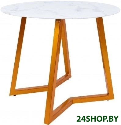 Кухонный стол AksHome Goldie 79603 (мрамор/золотой) Кухонный стол AksHome Goldie 79603 (мрамор/золотой)