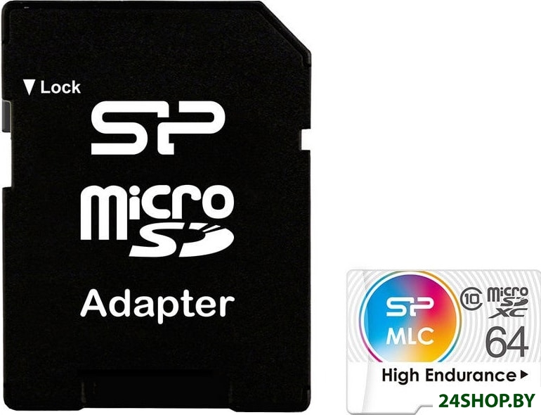 Карта памяти Silicon-Power High Endurance microSDXC SP064GBSTXIU3V10SP 64GB (с адаптером) Карта памяти Silicon-Power High Endurance microSDXC SP064GBSTXIU3V10SP 64GB (с адаптером)