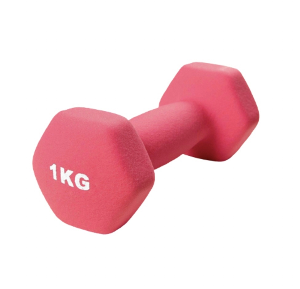 Гантели ATLAS SPORT Виниловая 1 кг (розовый) Гантели ATLAS SPORT Виниловая 1 кг (розовый)