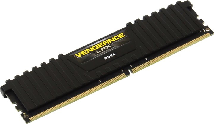 Оперативная память CORSAIR Vengeance LPX Black 8GB DDR4 PC4-19200 (CMK8GX4M1A2400C14) Оперативная память CORSAIR Vengeance LPX Black 8GB DDR4 PC4-19200 (CMK8GX4M1A2400C14)