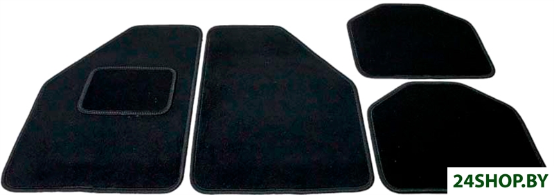 Комплект ковриков для авто Kovriki Универсальные 45x65 и 43x32 (4шт, черный) Комплект ковриков для авто Kovriki Универсальные 45x65 и 43x32 (4шт, черный)