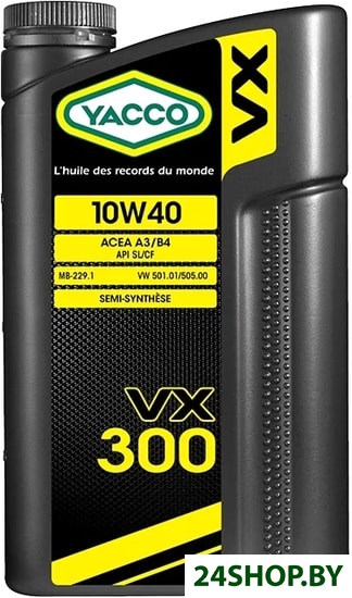 Моторное масло Yacco VX 300 10W-40 2л Моторное масло Yacco VX 300 10W-40 2л