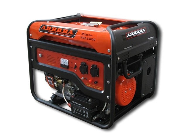 Бензиновый генератор Aurora AGE 6500 D Бензиновый генератор Aurora AGE 6500 D