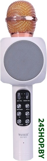 Микрофон Wster WS-1816 (белый) Микрофон Wster WS-1816 (белый)