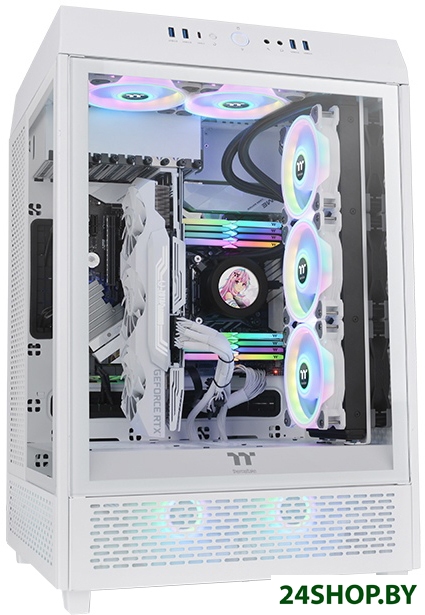 Корпус Thermaltake The Tower 500 Snow CA-1X1-00M6WN-00 Корпус Thermaltake The Tower 500 Snow CA-1X1-00M6WN-00