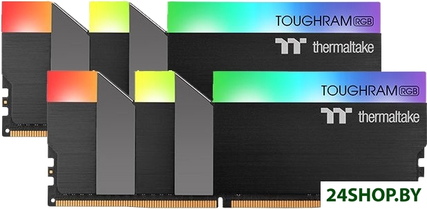 Оперативная память Thermaltake ToughRam RGB 2x32GB DDR4 PC4-28800 R009R432GX2-3600C18A Оперативная память Thermaltake ToughRam RGB 2x32GB DDR4 PC4-28800 R009R432GX2-3600C18A
