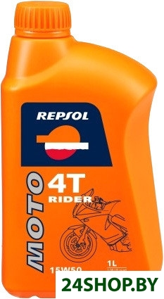Моторное масло Repsol Moto Rider 4T 15W-50 1л Моторное масло Repsol Moto Rider 4T 15W-50 1л