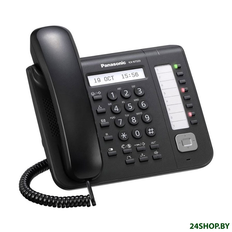 Проводной телефон Panasonic KX-NT551RU-B (черный) Проводной телефон Panasonic KX-NT551RU-B (черный)