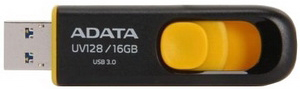 Флеш-память A-Data DashDrive UV128 16 Gb Black-yellow (AUV128-16G-RBY) Флеш-память A-Data DashDrive UV128 16 Gb Black-yellow (AUV128-16G-RBY)