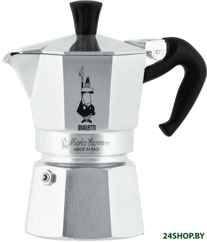 Гейзерная кофеварка Bialetti Moka Express (2 порции) Гейзерная кофеварка Bialetti Moka Express (2 порции)