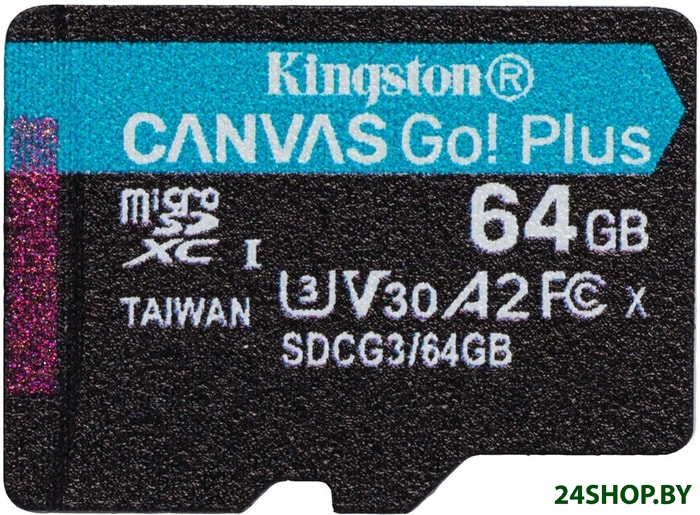 Карта памяти Kingston Canvas Go! Plus microSDXC 64GB (SDCG3/64GBSP) Карта памяти Kingston Canvas Go! Plus microSDXC 64GB (SDCG3/64GBSP)