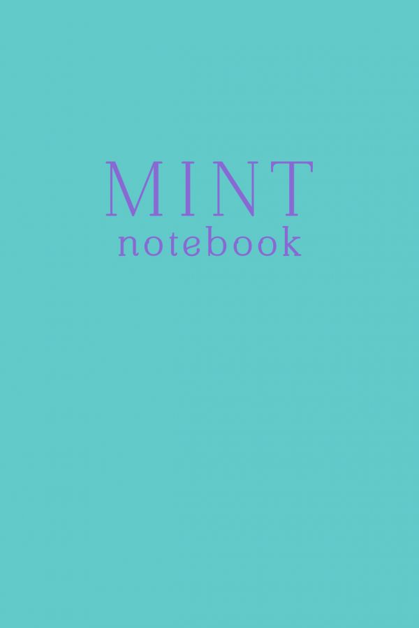 Mint notebook. Блокнот (А5, 32 л., прошитый цветными нитками, тиснение фольгой) Mint notebook. Блокнот (А5, 32 л., прошитый цветными нитками, тиснение фольгой)