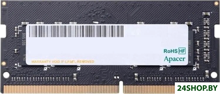 Оперативная память Apacer 32ГБ DDR4 SODIMM 3200 МГц AS32GGB32CSBBGC Оперативная память Apacer 32ГБ DDR4 SODIMM 3200 МГц AS32GGB32CSBBGC