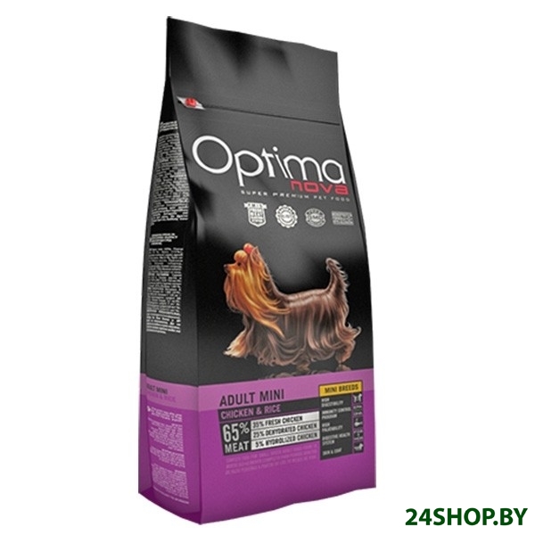 Сухой корм для собак Optimanova Adult Mini Chicken and Rice 2 кг Сухой корм для собак Optimanova Adult Mini Chicken and Rice 2 кг