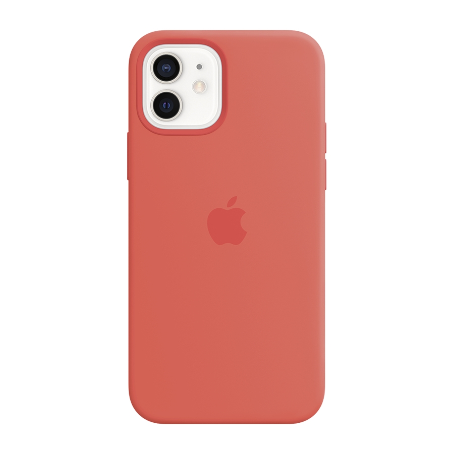 Чехол Apple MagSafe Silicone Case для iPhone 12/12 Pro (розовый цитрус) Чехол Apple MagSafe Silicone Case для iPhone 12/12 Pro (розовый цитрус)
