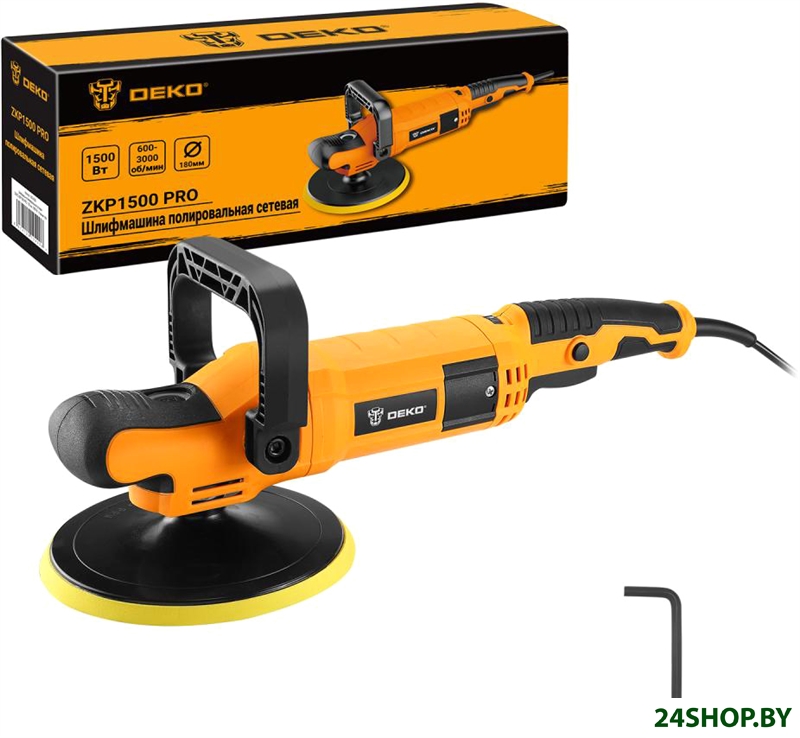 Полировальная машина Deko ZKP1500 Pro Полировальная машина Deko ZKP1500 Pro