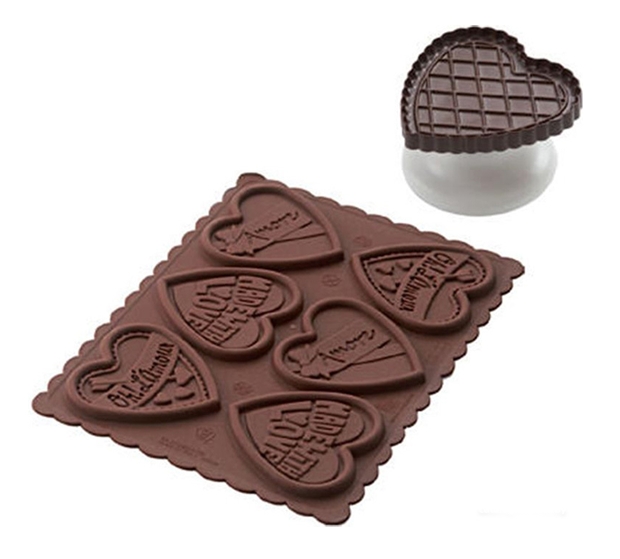 Набор Silikomart Cookie Love Slim 22.166.77.0165 Набор Silikomart Cookie Love Slim 22.166.77.0165