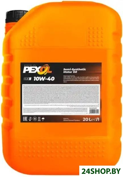 Моторное масло Pexol T3 10W-40 A3/B4 E7 CI-4 20л Моторное масло Pexol T3 10W-40 A3/B4 E7 CI-4 20л