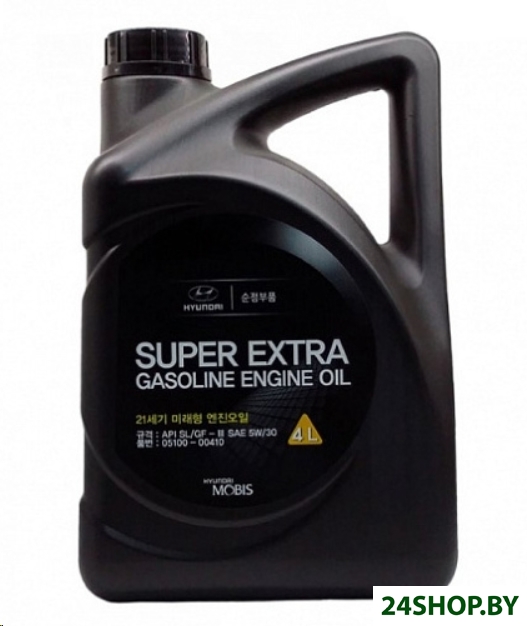 Моторное масло Hyundai/KIA Super Extra Gasoline SL/GF-3 5W30 4л Моторное масло Hyundai/KIA Super Extra Gasoline SL/GF-3 5W30 4л