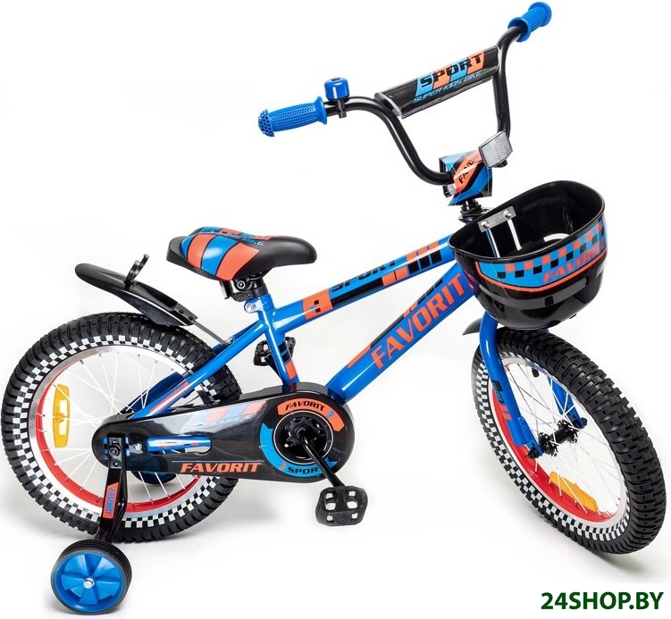 Детский велосипед Favorit Sport 18 SPT-18BL (синий) Детский велосипед Favorit Sport 18 SPT-18BL (синий)