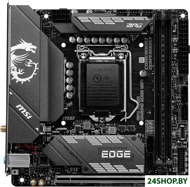 Материнская плата MSI MPG B560I Gaming Edge WIFI Материнская плата MSI MPG B560I Gaming Edge WIFI