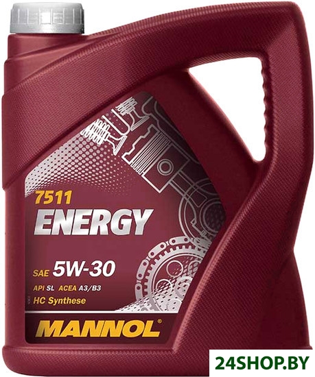 Моторное масло Mannol Energy 5W-30 API SL 5л Моторное масло Mannol Energy 5W-30 API SL 5л