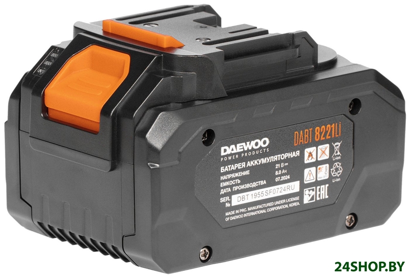Аккумулятор Daewoo Power DABT 8221Li (21В/8 Ач) Аккумулятор Daewoo Power DABT 8221Li (21В/8 Ач)
