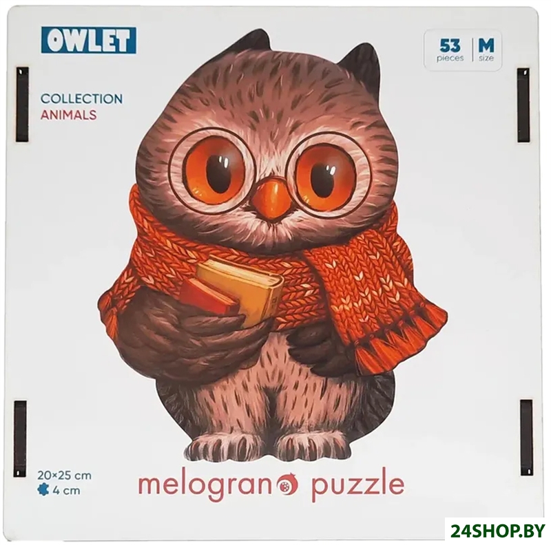 Пазл Melograno Совенок ученик MPZCAN27-M(53 эл) Пазл Melograno Совенок ученик MPZCAN27-M(53 эл)