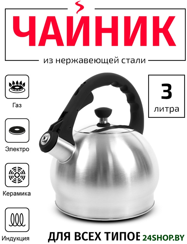 Чайник со свистком TimA WTK196 Чайник со свистком TimA WTK196