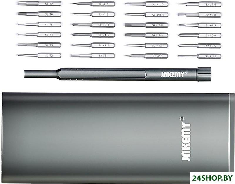 Набор бит Jakemy JM-8168 (25 предметов) Набор бит Jakemy JM-8168 (25 предметов)