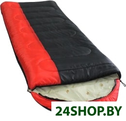 Спальный мешок BalMax Аляска Camping Plus -15 (левая молния, черный/красный) Спальный мешок BalMax Аляска Camping Plus -15 (левая молния, черный/красный)