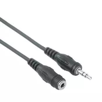 Кабель Hama H-48910 Jack 3.5 (m)/Jack 3.5 (f) (2.5 м) (черный) Кабель Hama H-48910 Jack 3.5 (m)/Jack 3.5 (f) (2.5 м) (черный)