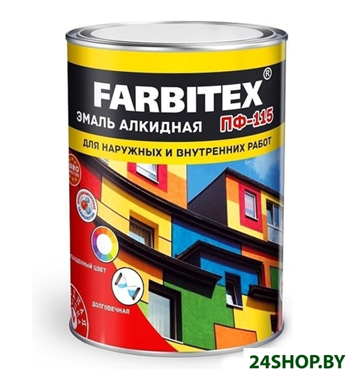 Эмаль Farbitex ПФ-115 2.7 кг (ультрамарин) Эмаль Farbitex ПФ-115 2.7 кг (ультрамарин)