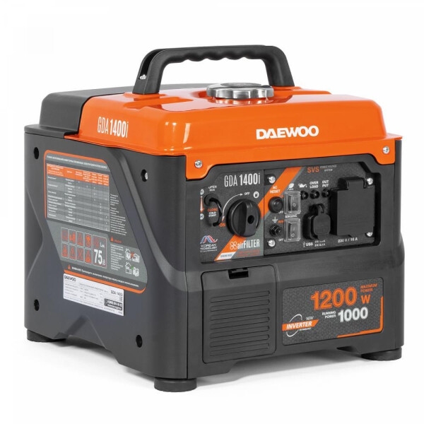 Бензиновый генератор Daewoo Power GDA 1400i Бензиновый генератор Daewoo Power GDA 1400i