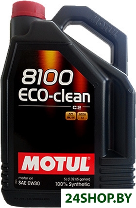 Моторное масло Motul 8100 Eco-clean 0W-30 5л Моторное масло Motul 8100 Eco-clean 0W-30 5л
