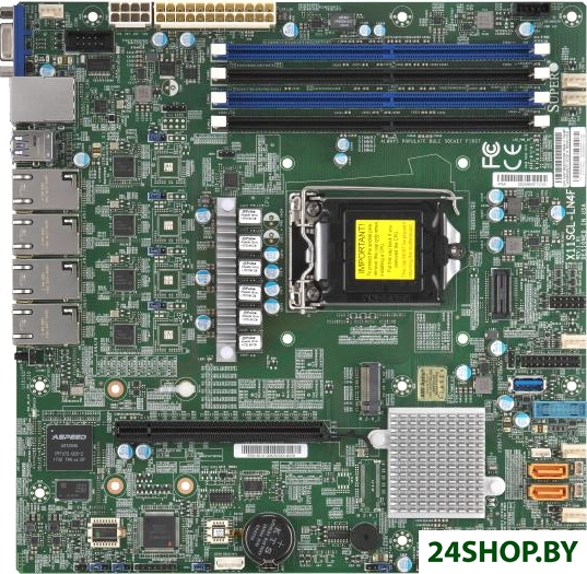 Материнская плата Supermicro MBD-X11SCL-LN4F Материнская плата Supermicro MBD-X11SCL-LN4F
