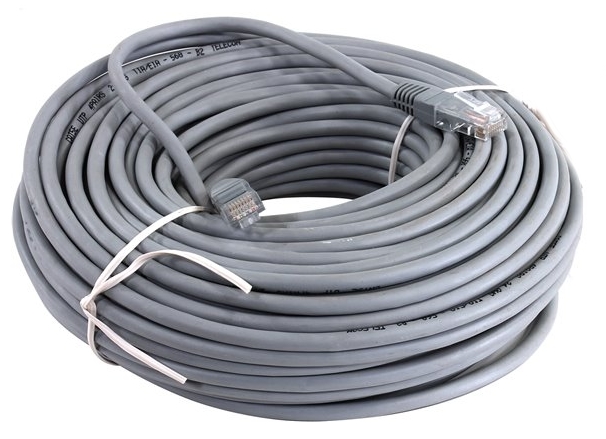 Кабель Patch-cord кат.5e 30 м (серый) Кабель Patch-cord кат.5e 30 м (серый)