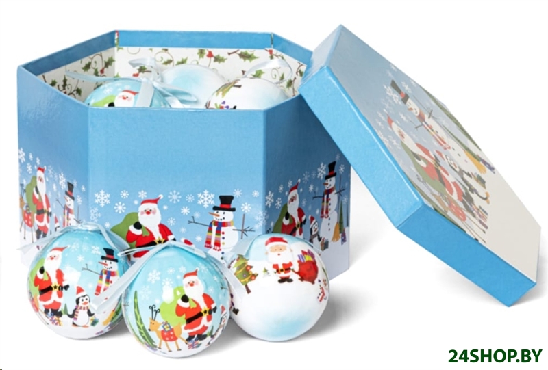 Набор ёлочных шаров Winter Glade папье-маше 7514G080 (14 шт) Набор ёлочных шаров Winter Glade папье-маше 7514G080 (14 шт)