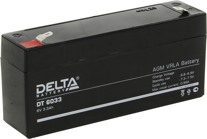 Аккумулятор для ИБП Delta DT 6033 Аккумулятор для ИБП Delta DT 6033