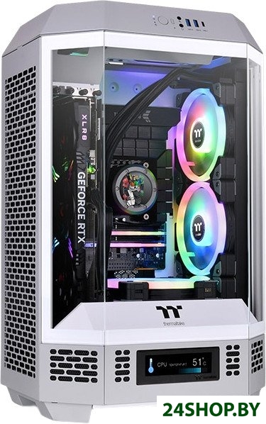 Корпус Thermaltake The Tower 300 Limestone CA-1Y4-00SIWN-00 Корпус Thermaltake The Tower 300 Limestone CA-1Y4-00SIWN-00
