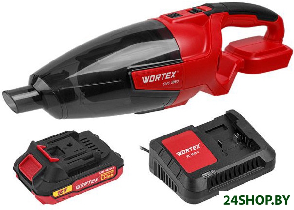 Автомобильный пылесос Wortex CVC 1860 (с 1-им АКБ) Автомобильный пылесос Wortex CVC 1860 (с 1-им АКБ)